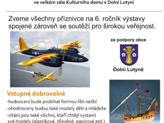 Výstava a soutěž modelů lodí, letadel, bojové techniky, automobilů a staveb