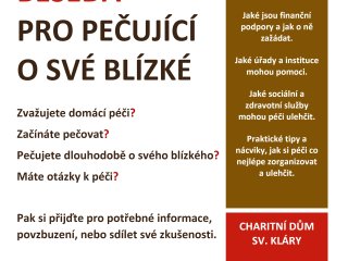 Beseda pro pečující o své blízké 