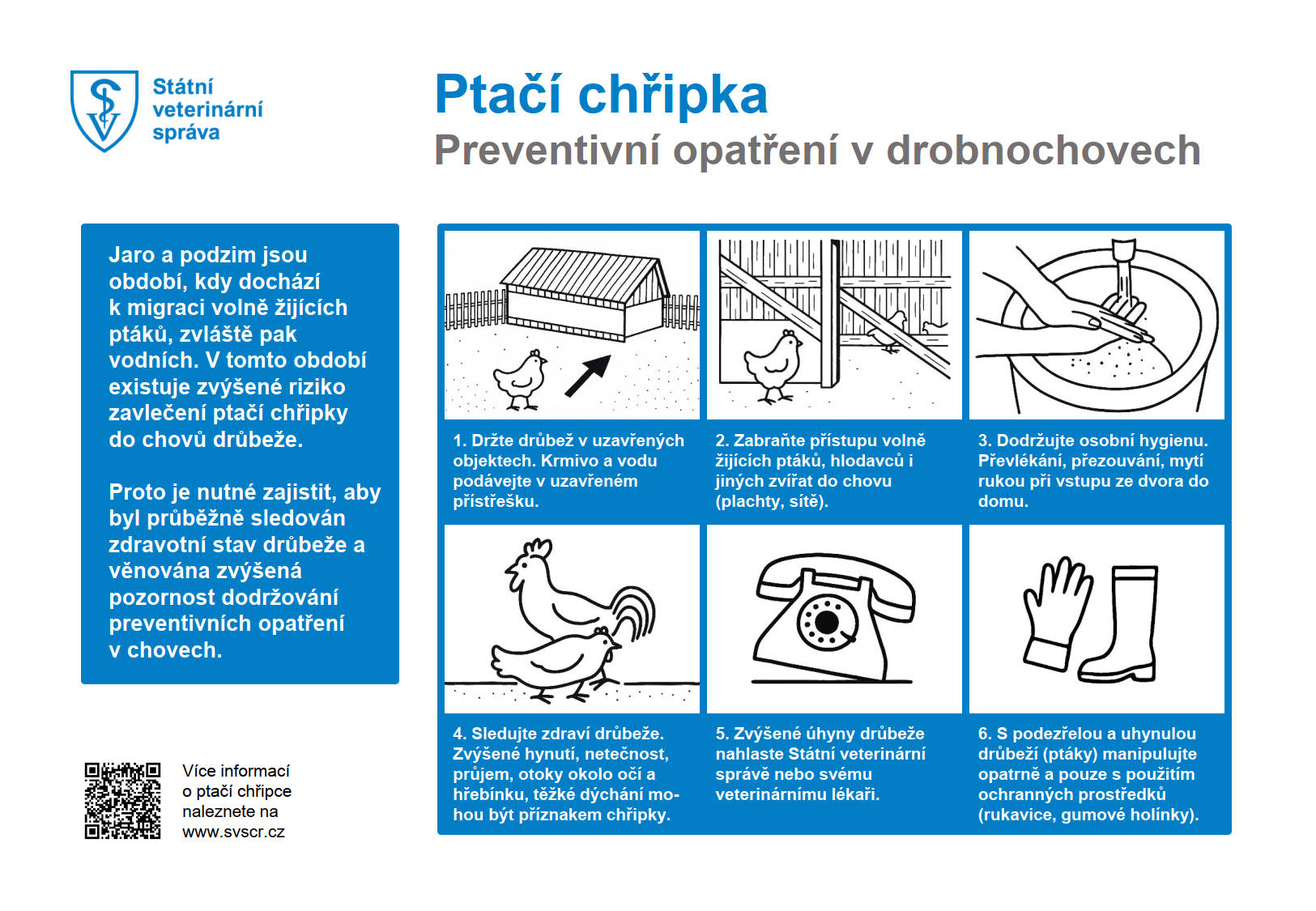 Informace o výskytu ptačí chřipky u volně žijících ptáků