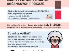 Informace k platnosti občanských průkazů 0