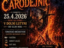 Pálení čarodějnic na zámku v Dolní Lutyni