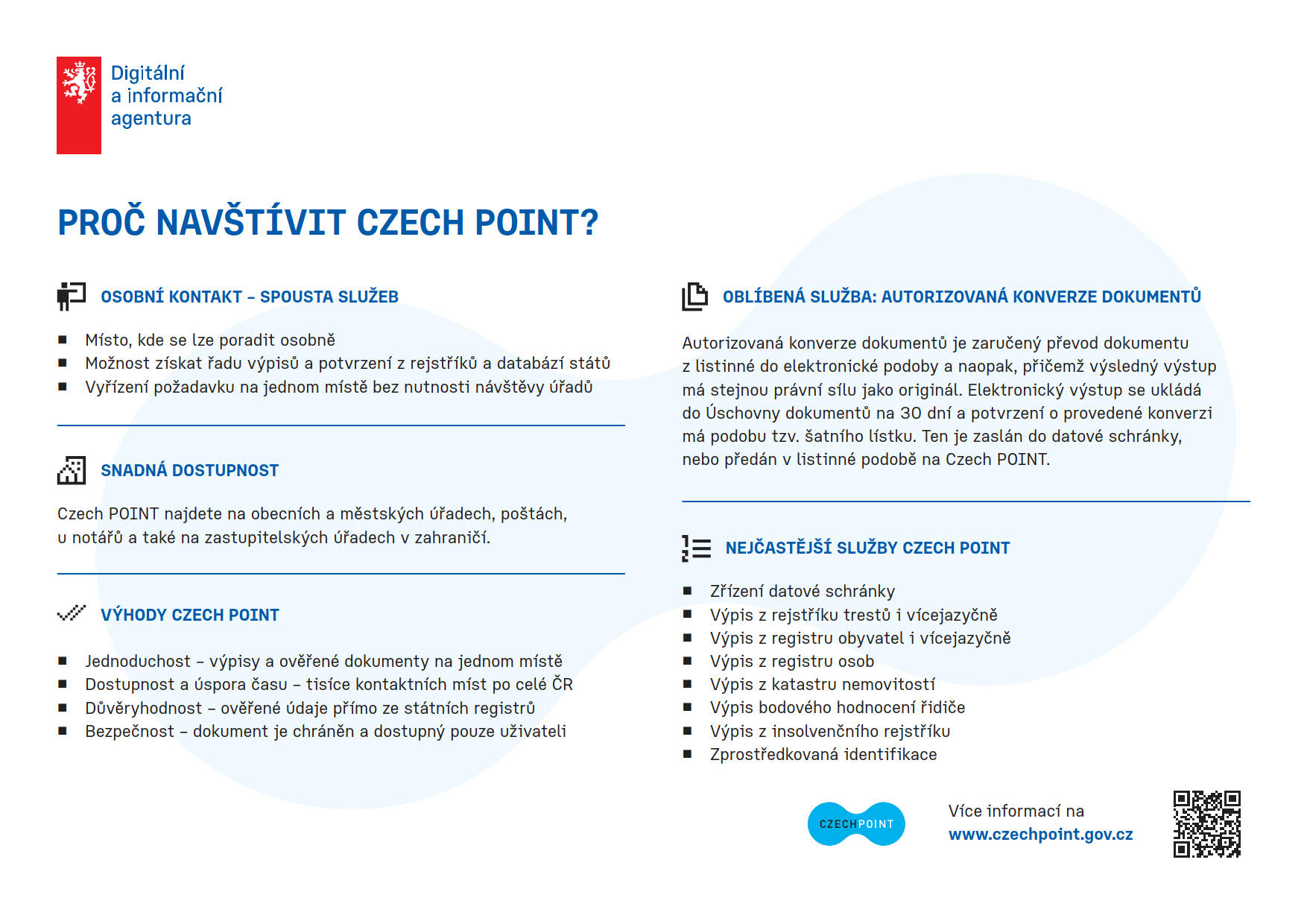 Souhrnné informace k digitálním službám státu 