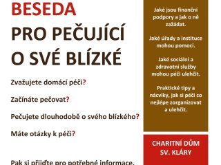 Beseda pro pečující o své blízké 