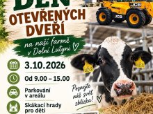 Den otevřených dveří na farmě v Dolní Lutyni