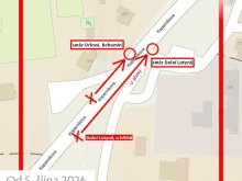 Dočasné přemístění zastávky Dolní Lutyně, U hřiště 0
